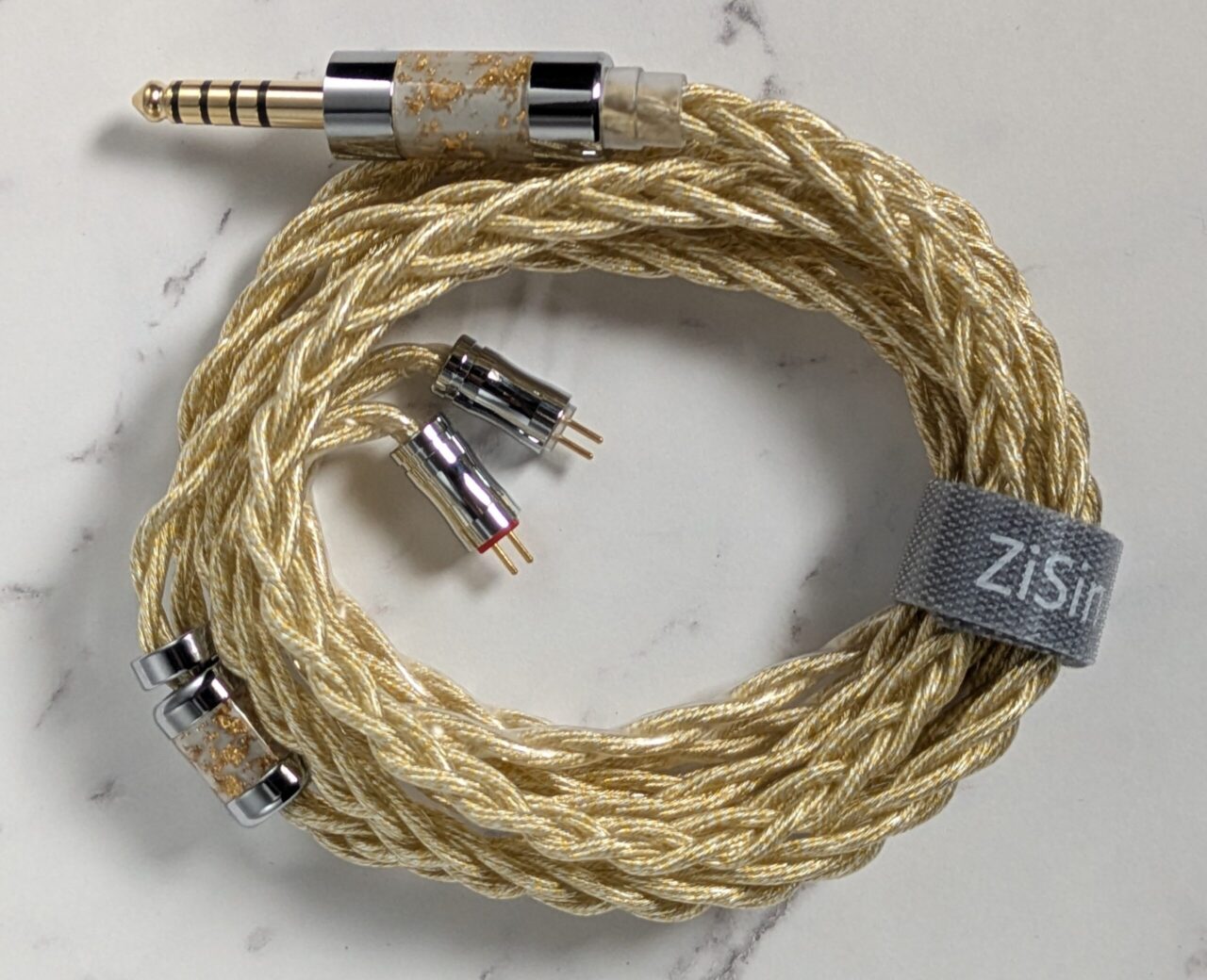 ZiSin-26 7N OCC高純度金メッキ+銀パラジウムメッキケーブル《PR